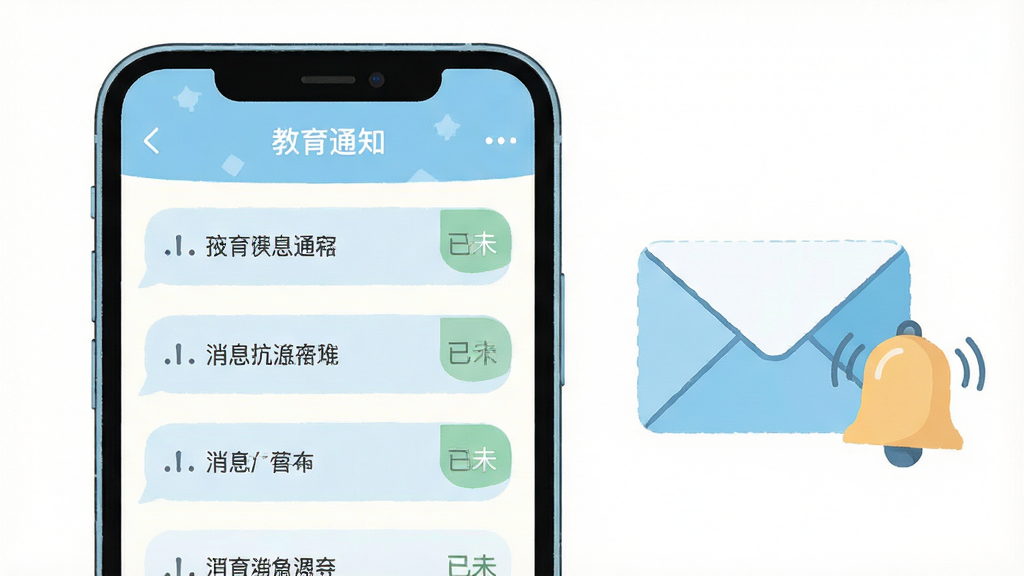 һ�źͽ����ҳ����У֪ͨ���ܵĽ���չʾͼ������Ϊ�ֻ���Ļ����ʾ֪ͨ�б�����Ϣ�����������У����沼��Ϊ����ֻ��Ҳ��ŷ�������ͼ����ϣ��Ű�������½ṹ�����Ϊ���±�ƽ�廭����ɫ��ǳ���Ͱ�ɫΪ����ϸ����ͻ����Ϣ�Ѷ���δ��״̬�����ʸ��塢�ɾ����޶���Ԫ��