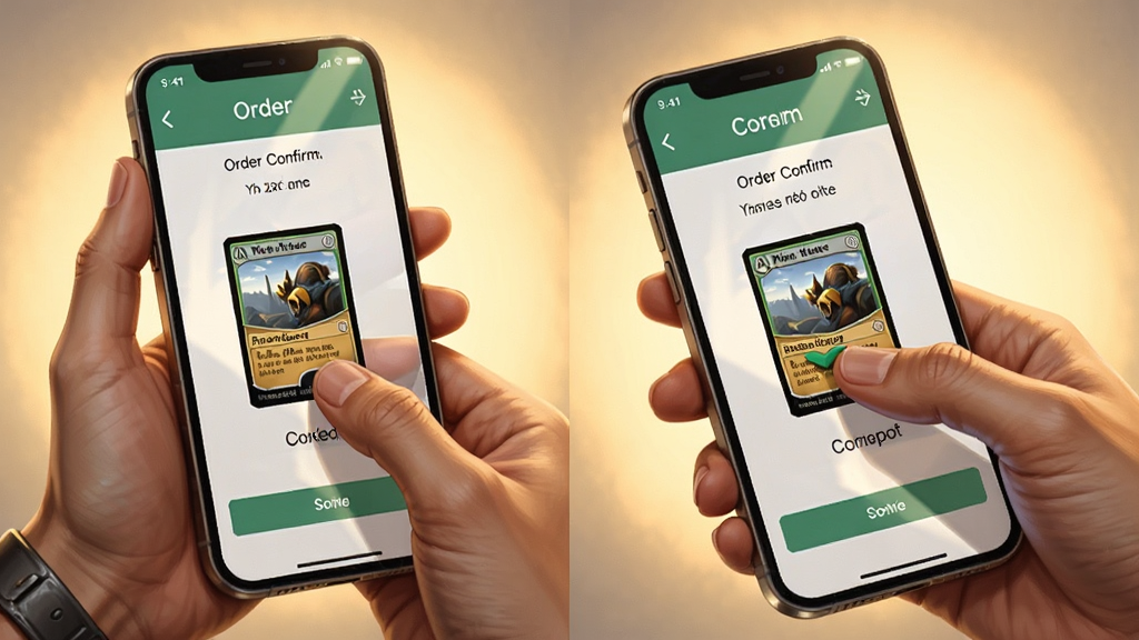 ��������չʾ��ֻ�����ֻ���Ļǰ���һ�ʿ��ƽ��ף��ֻ���Ļ����ʾ����ȷ�Ͻ����뿨��ͼƬ������Ϊ��͵�ůɫ�����Σ����ֲ������ҶԷֹ�ͼ�����Ϊдʵ�廭�磬ϸ����ͻ���ֲ���������Ļ���⣬�����������ɾ����޶���Ԫ��