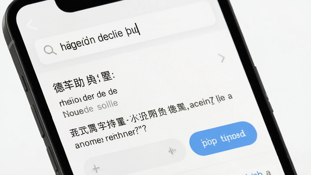德语助手软件主界面展示,手机屏幕中呈现德汉词典查询结果页面,上方搜索框输入德语单词,下方显示中文释义、例句和发音按钮,整体布局清晰,背景为浅色护眼模式,画面干净整洁,高分辨率,无多余元素