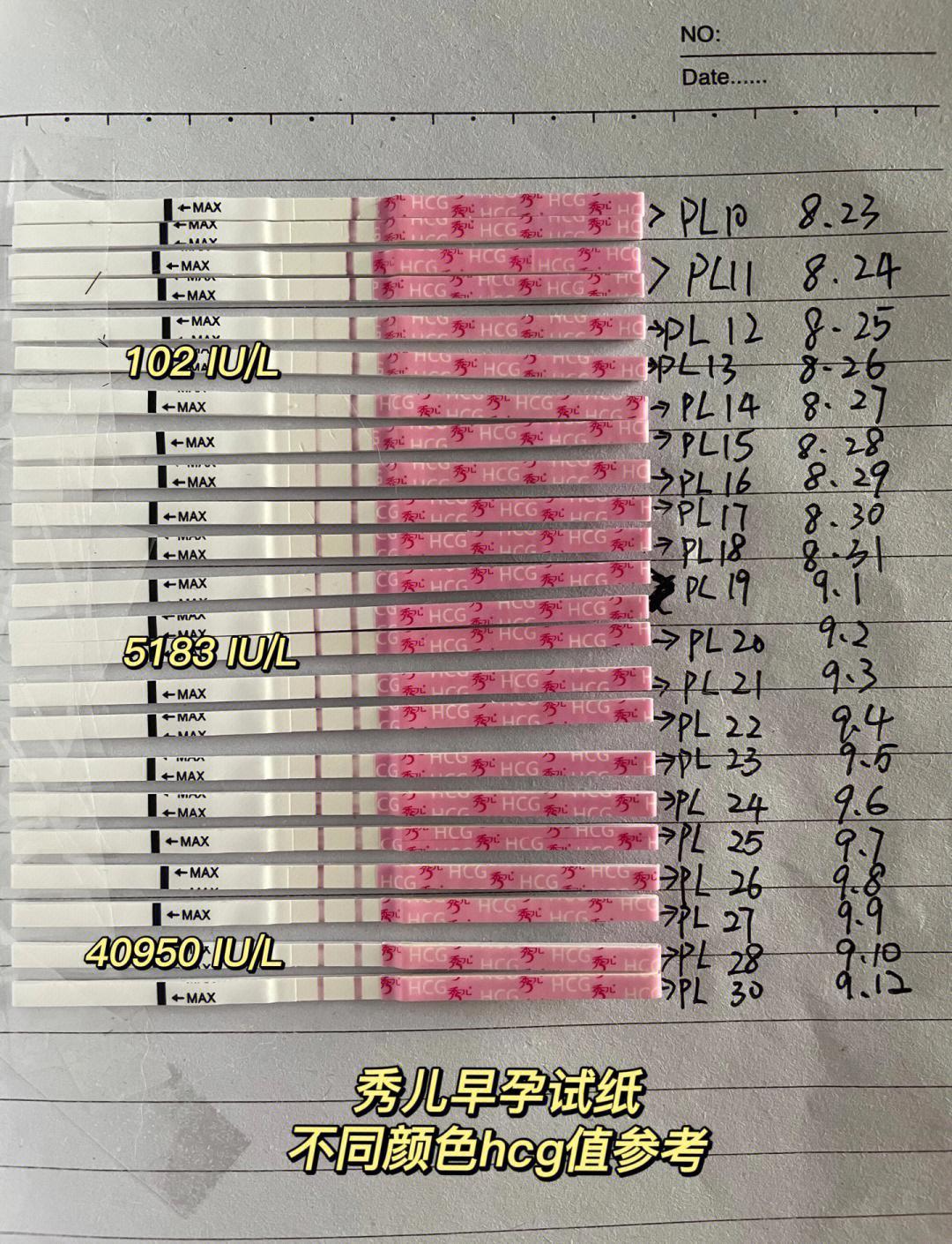 金秀儿早孕试纸结果对比与加深趋势判断