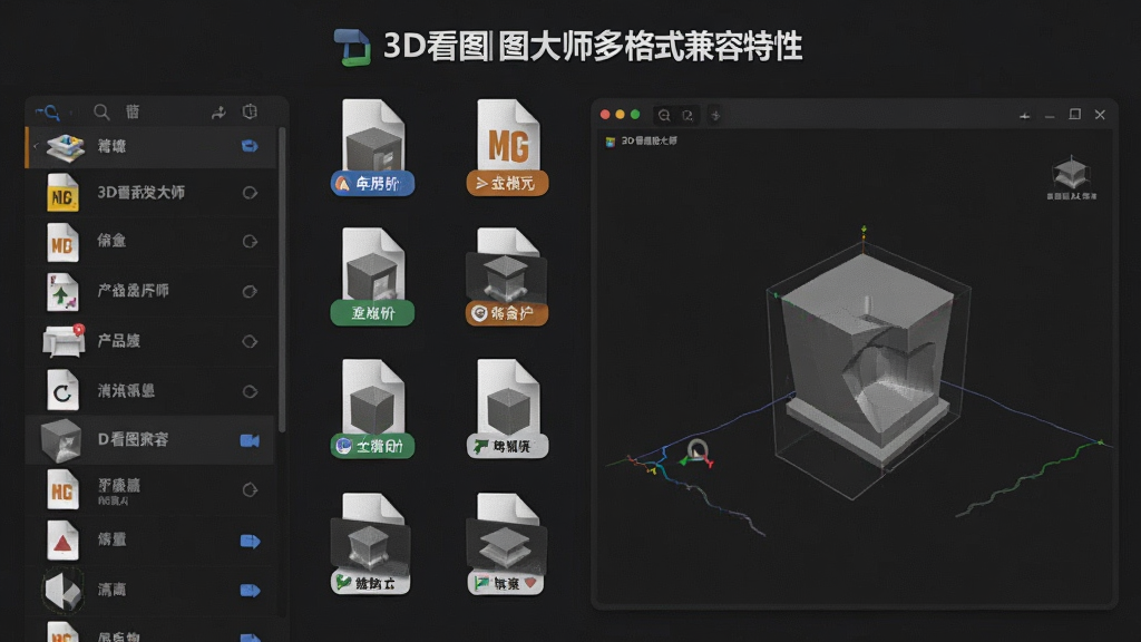 һ��չʾ3D��ͼ��ʦ���ʽ�������Ե�ͼƬ�������Ƕ����ͬ��ʽ��3Dģ���ļ�ͼ���������У�����Ϊ����ļ��б��Ҳ�Ԥ�����ڣ��Ű������ɫרҵ���ϸ�ڰ����ļ���ʽ��ǩ��ģ������ͼ�����������ɾ����޶���Ԫ��