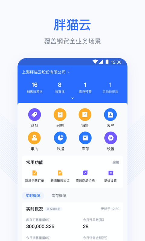 胖猫云 安卓版 操作界面