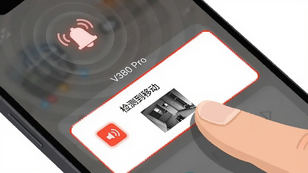 ��������Ϊһֻ��ָ���ڵ���ֻ���Ļ�ϵ�V380 Pro����֪ͨ��������������ʾ