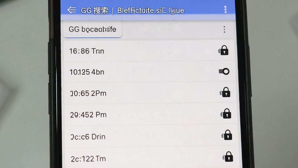 一张展示GG修改器助手数值锁定功能的界面图,画面中手机屏幕显示已搜索到的数值列表,部分数值旁边有锁形图标表示已锁定,背景简洁,风格直观,画质清晰