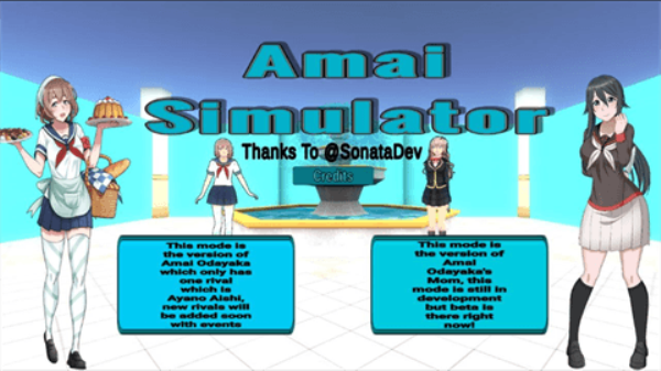 Amai Simulator 安卓版 游戏角色攻略界面截图