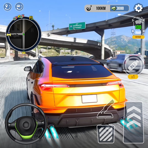 Highway Car Simulator 安卓版 游戏截图