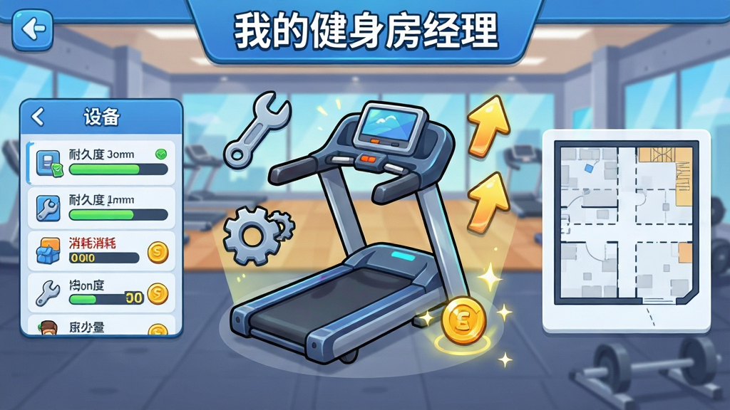 �������豸��������廭������������һ̨�����������ܲ�������ΧƯ���Ű��֡����ֺ͵ȼ���ͷͼ�꣬������豸�б��嵥���Ҳ��ǿռ䲼�����񣬱����ǽ�����ȫ�����������С��ҵĽ��������������⣬���Ϊ�Ƽ����뿨ͨ��ϵľ�Ӫ��ϷUI��ϸ�ڰ����;öȽ�����������������ֺ������������Ч�������������ɾ����޶���Ԫ��