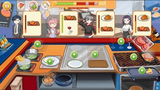 小镇餐厅 安卓版 菜品烹饪界面截图
