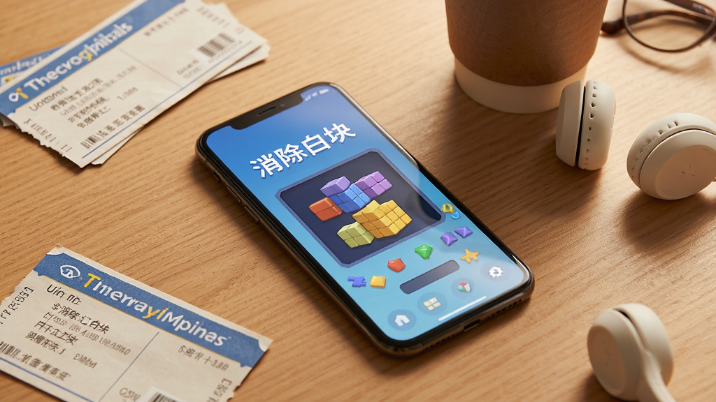 一部手机放在木质桌面上,屏幕显示