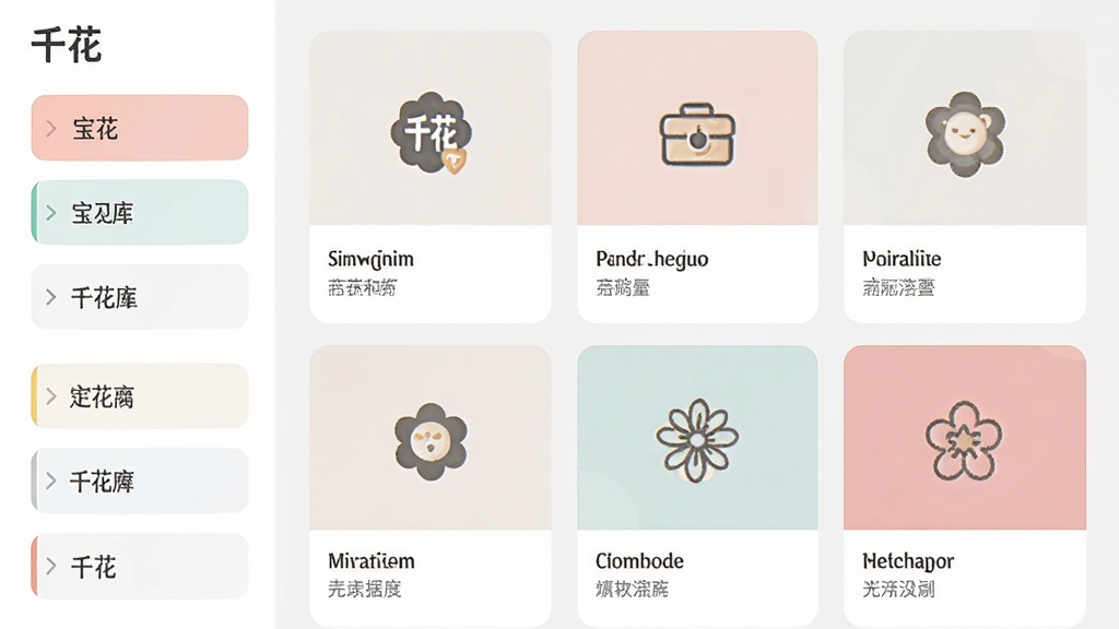 一幅横向展开的界面示意图,展示
