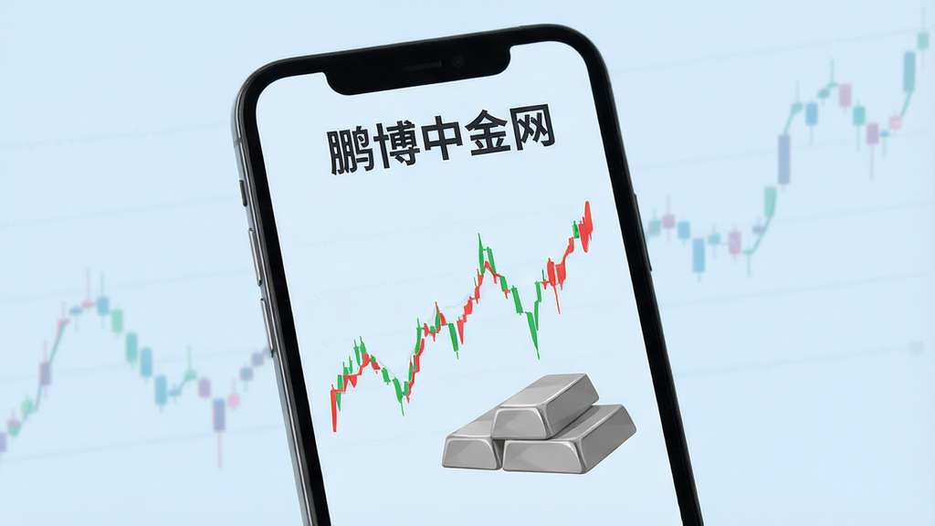 手机屏幕展示金属价格走势图,主标题写