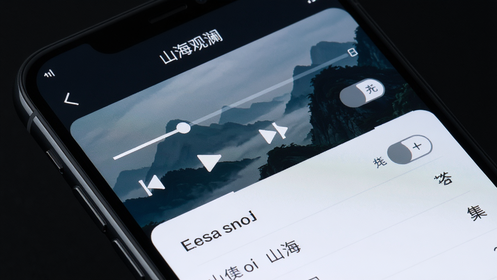 手机屏幕特写,展示
