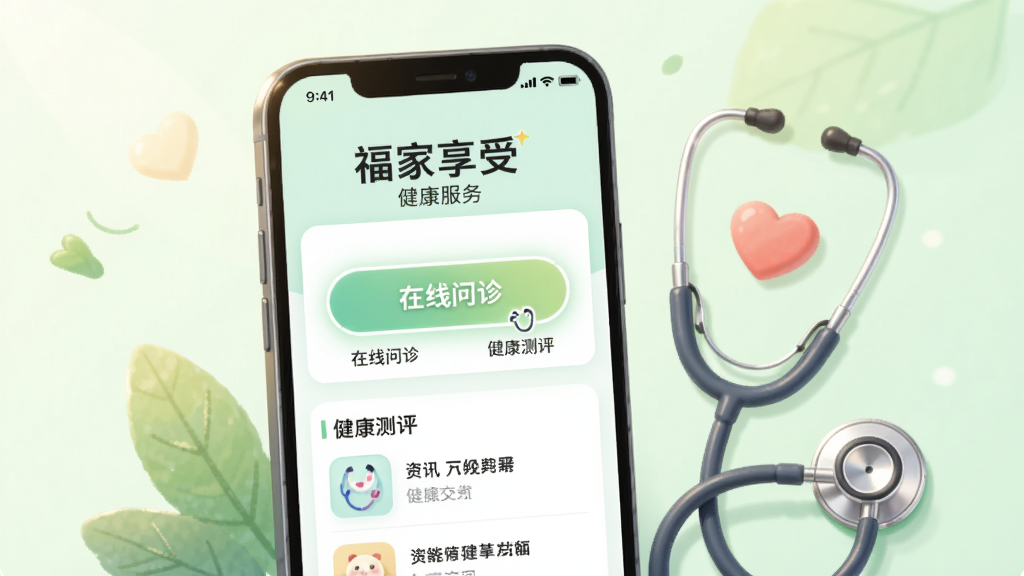 画面中央一部手机,屏幕内显示