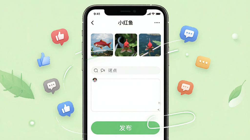 һ��չʾ��С���㡱App��̬����ҳ���ͼƬ���ֻ���Ļ�����Ǳ༭���Ϸ���ͼƬ����ͼ���·��С���������ť����ΧƮ���ŵ��޺�����ͼ�꣬����Ϊǳ��ɫ�������ˬ��Ȼ��ϸ�����������ʸɾ�