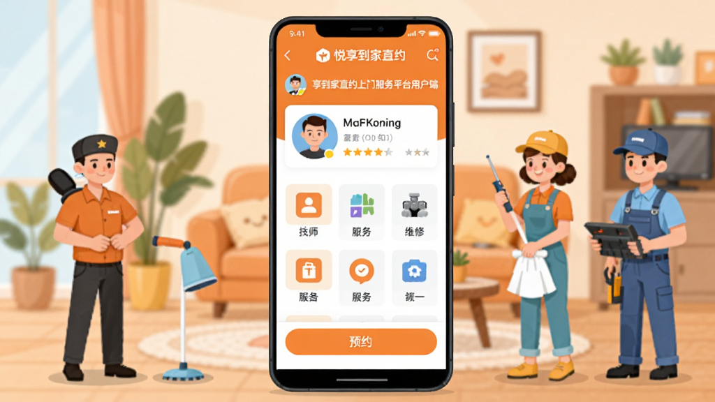 画面中央是一部竖屏安卓手机,屏幕显示