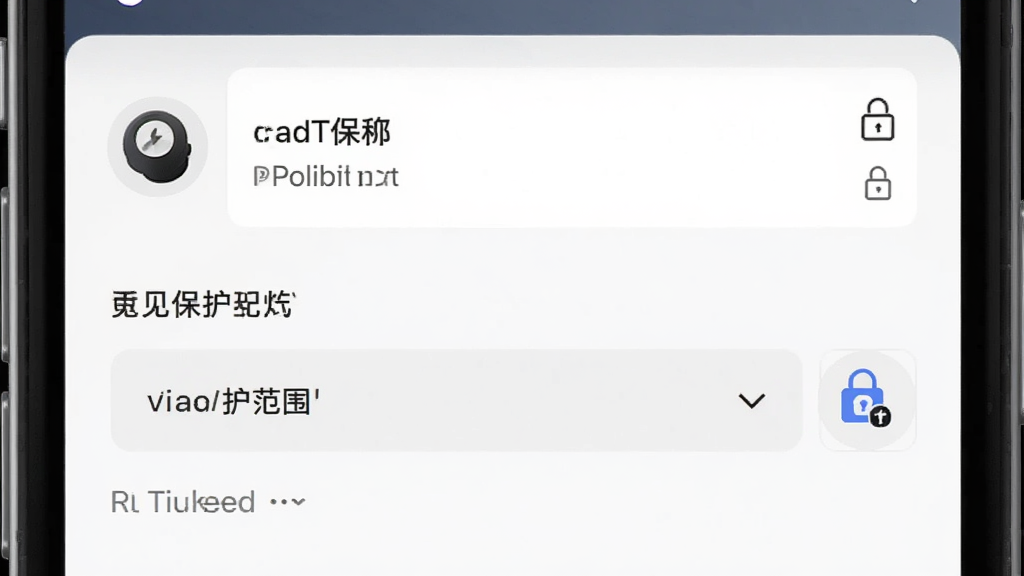一个圈圈动态发布与隐私保护界面截图,主体是手机屏幕显示发布框和可见范围选项,布局上下结构,排版清晰,风格简约商务,细节包含锁形图标、可见范围下拉菜单、加密标识,画质高清,干净无多余元素