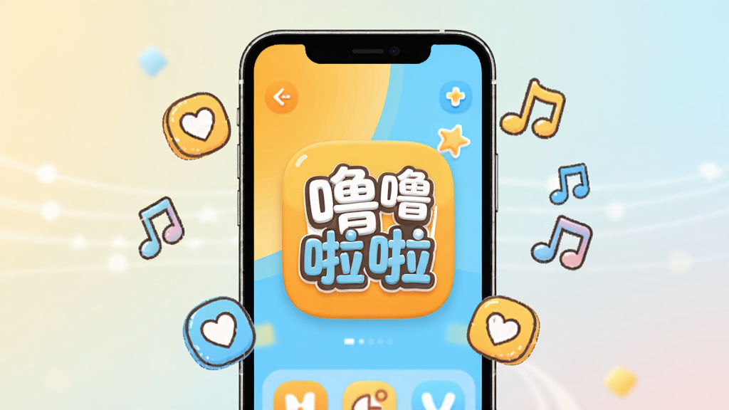 ��������չʾһ�������ֻ����ֻ���Ļ����ʾ������������Ӧ�ý��棬����ɫ�����죬�ԳȻ�������Ϊ��ɫ������Χ���ƿ�ͨ����Сͼ�������Ԫ�أ�����Ϊ��͵Ľ���ǳɫ�����������»��ã�ϸ�ڷḻ�������������ɾ��޶���Ԫ��
