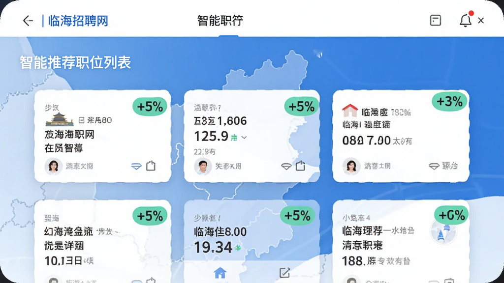 �ٺ���Ƹ��Ӧ�ý�����չʾ�����Ƽ�ְλ�б���ÿ��ְλ��Ƭ����ƥ��Ȱٷֱȱ�ǩ���������ٺ���ͼ������������ɫ����ƽ����ƣ�����ɾ������廭��