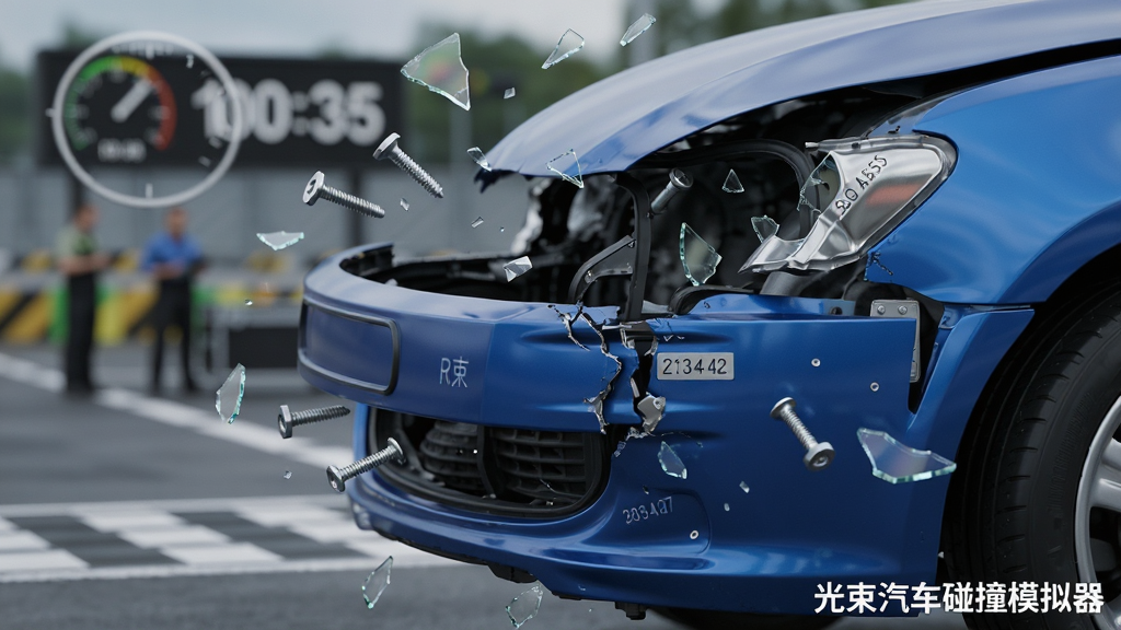 ��������д��ͷչʾһ����ɫ�γ�ײ��˲�䣬��ͷ���ո����ڷ��롢��˿���ѡ�������Ƭ�����ڿ��У�������ģ���Ĳ��Գ������ʱ�����������΢����д��ͼ�����Ϊдʵ3D��Ⱦ��ϸ�ڰ������������桢�������䡢�����ţ����������ɾ����޶���Ԫ�أ��������½Ǳ�ע������������ײģ������